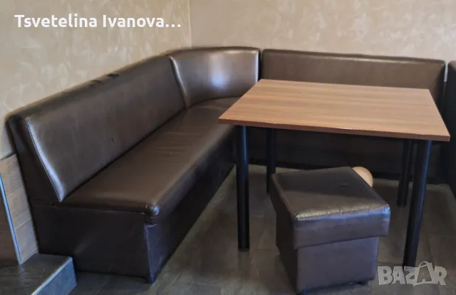 Комплект сепарета и маси, снимка 3 - Дивани и мека мебел - 56514877