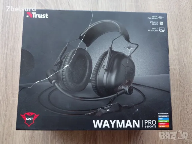Слушалки Trust GXT444 Wayman Pro, снимка 2 - Слушалки за компютър - 48051032