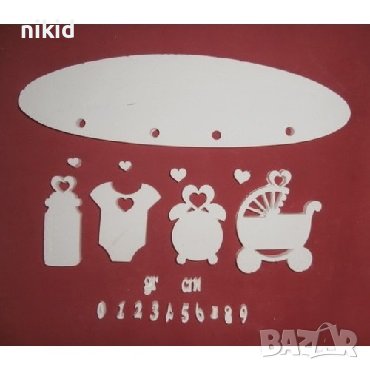 Грамадно бебешко бебе пано визитка за тегло дата боди количка кантар силиконов молд форма калъп гипс, снимка 5 - Форми - 36825300
