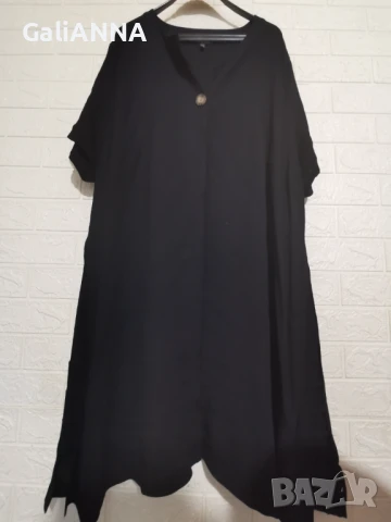 СТРАХОТНА ЕФИРНА РОКЛЯ ВИСКОЗА 3XL-5XL, снимка 3 - Рокли - 50926900