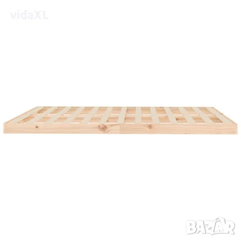 vidaXL Рамка за легло, бор масив, 160х200 см, снимка 6 - Спални и легла - 56147945