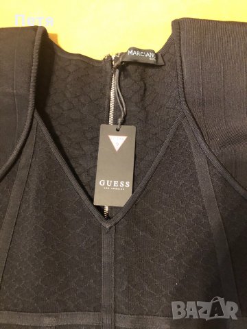 Guess by Marciano Черна бандажна рокля, снимка 2 - Рокли - 30873052