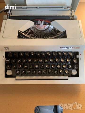 пишеща машина contessa 2 de luxe, снимка 3 - Антикварни и старинни предмети - 44493166