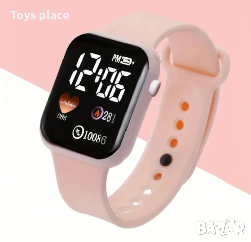 Комплект електронен часовник и 5 гривни за момиче, подаръчен комплект , снимка 3 - Детски - 51632029