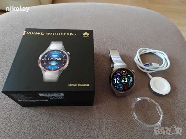 Huawei Watch GT 6 Pro Titanium в гаранция от Yettel, снимка 12 - Смарт часовници - 53934118