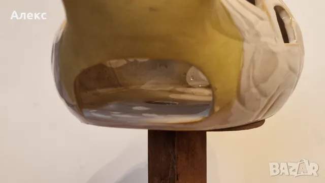 Голяма винтидж керамика, 1970г– риба, свещник., снимка 8 - Антикварни и старинни предмети - 48148562