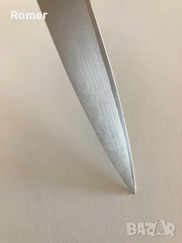 Нож от многослойна дамаска стомана Gehring Solingen Germany, снимка 5 - Ножове - 49759021