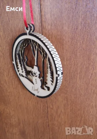 къщичка, фенер, елха, висулки, топки за елха. , снимка 11 - Сувенири от дърво - 48232115