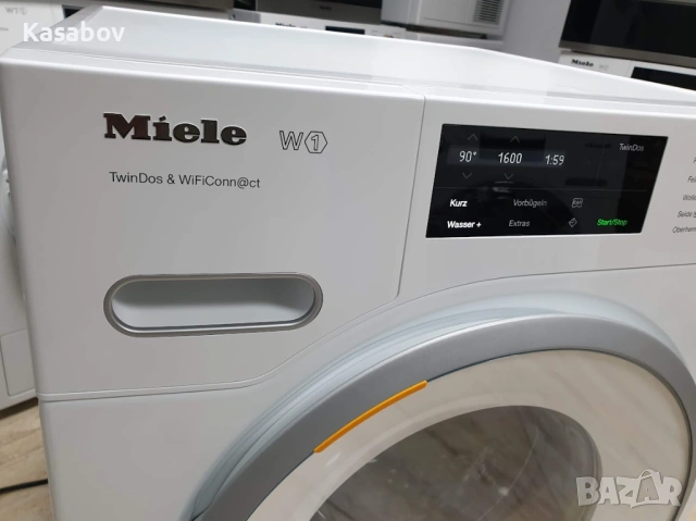 Miele Wi-Fi TwinDos Пералня Миеле 12м Гаранция, снимка 14 - Перални - 54002996