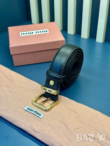 колани от естествена кожа в кутия valentino garavani miu miu , снимка 6 - Колани - 50644651