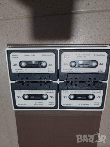 Курсове по английски език 1971 година 4 бр аудио касети, снимка 4 - Други ценни предмети - 38164841