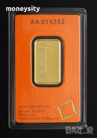 Злати кюлчета Valcambi, снимка 2 - Нумизматика и бонистика - 56083693