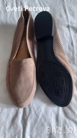нови страхотни обувки за дама с малък крак ,ортопедични, естествен набук,тъмно сив,бежав,кафяв , снимка 3 - Дамски ежедневни обувки - 49475570