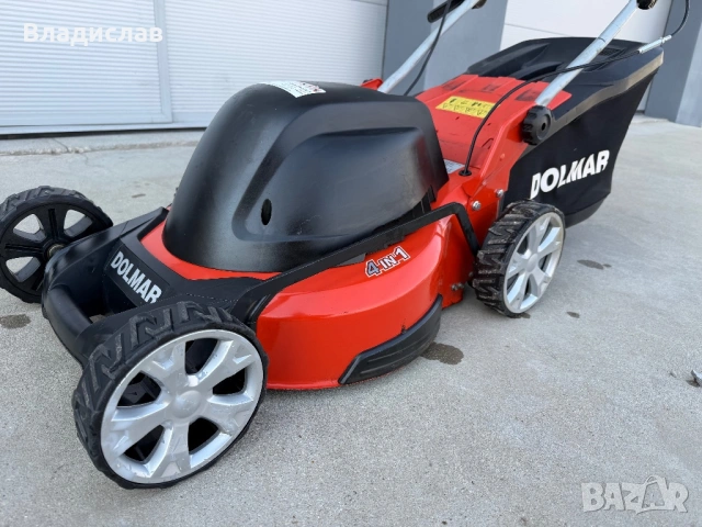 Самоходна електрическа косачка Dolmar , снимка 5 - Градинска техника - 53992332
