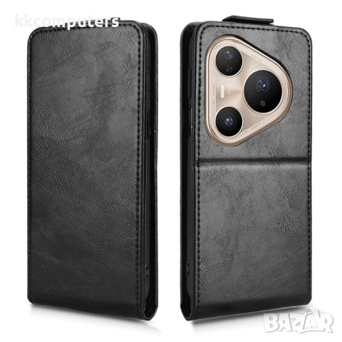 Huawei Pura 80 Pro / Pura 80 Pro+ Vertical Flip3 / Card Holder Кожен калъф и Протектор, снимка 9 - Резервни части за телефони - 51797170