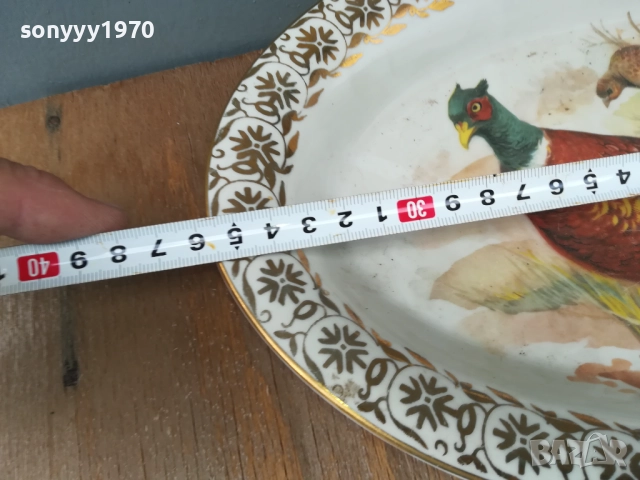 порцелан-красива голяма чиния 2409250746, снимка 13 - Антикварни и старинни предмети - 51815782