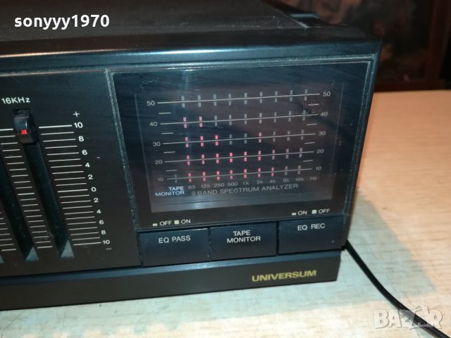 UNIVERSUM EQ4695 9 BAND EQUALIZER-GERMANY 2609212040, снимка 7 - Ресийвъри, усилватели, смесителни пултове - 34261544