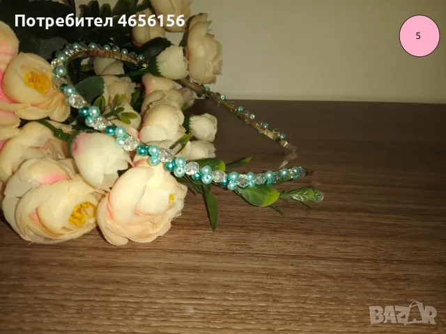 Диадеми с перли и кристали 4 €, снимка 5 - Аксесоари за коса - 56543709