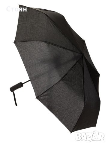 Автоматичен сгъваем чадър за дъжд черна дървена дръжка 36 см, снимка 3 - Други - 42877518