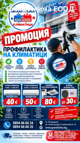 Профилактила на Климатици, снимка 3 - Климатици - 56539070