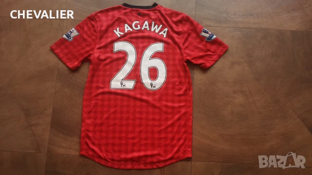 NIKE MANCHESTER UNITED KAGAWA Football T-Shirt Размер S оригинална футболна тениска 27-67, снимка 2 - Тениски - 50648091