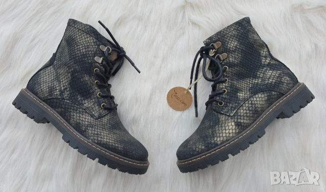 Детски боти естествена кожа подплатени с вълна №30 - НОВИ