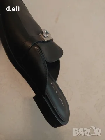 Charles&Keith Size 40 Еко Кожа. Нови чехли, снимка 2 - Чехли - 49907535