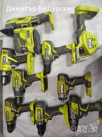 СЕТ  ОТ  Ryobi  винтоверт 