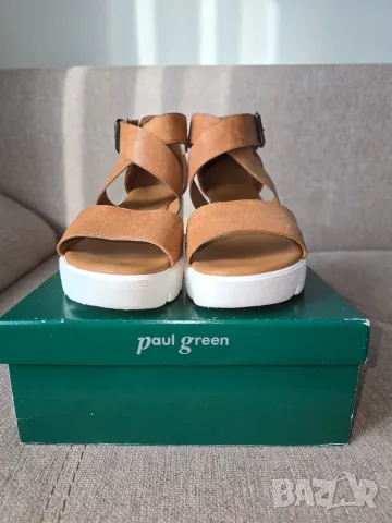 Кожени сандали Paul Green, снимка 4 - Сандали - 55707318