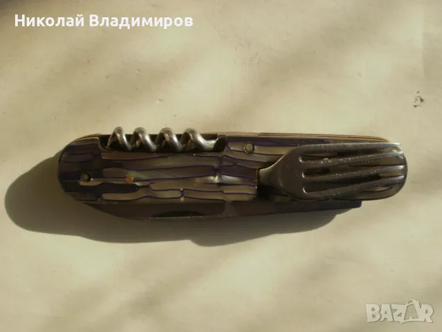 Ножче джобно българско П.Денев нож български , снимка 5 - Ножове - 49415431