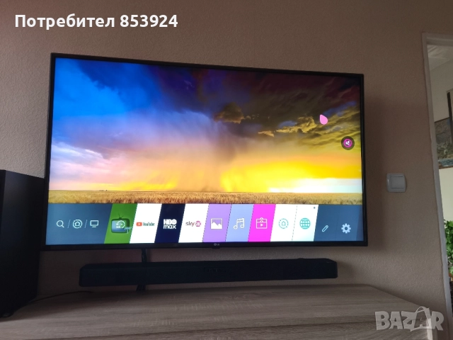Смарт Телевизор LG 50 UM7500PLA + Саундбар LG SN4 и Субуфер , снимка 4 - Телевизори - 52452368
