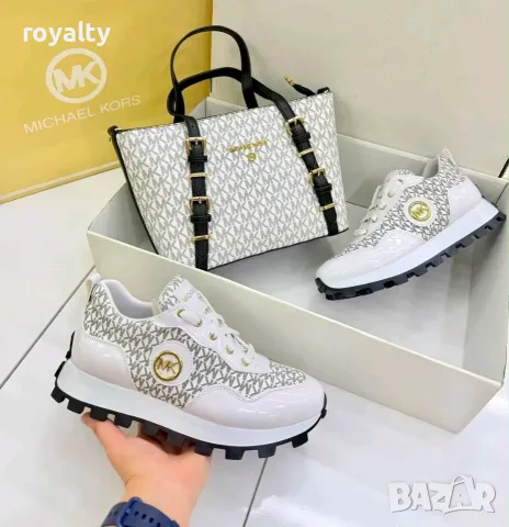 Нови Дамски Маратонки с Кутия Различни Цветове Burberry Michael Kors 
