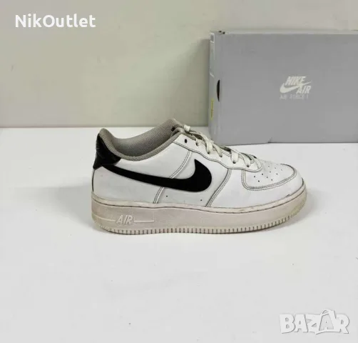 NIKE Air Force 1 Low White Black Retro (Много Запазени) – Размер 39 (25 см стелка)