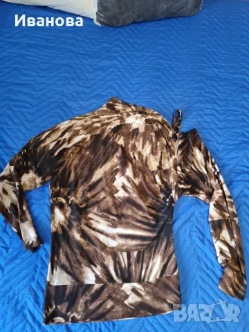 Блуза с едно рамо, снимка 3 - Блузи с дълъг ръкав и пуловери - 50241106