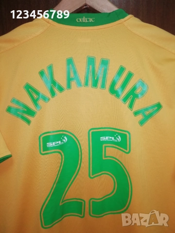 Celtic Nakamura Away 2008 2009 Nike оригинална тениска фланелка Селтик Shirt Jersey Football екип , снимка 4 - Тениски - 52666773