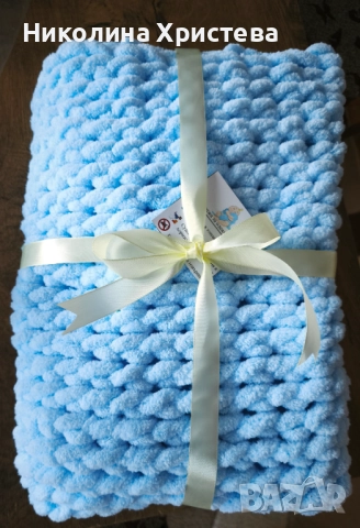 Бебешки одеалца от прежда Ализе Пуфи , снимка 1