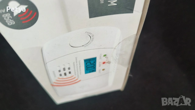 Детектор за въглероден оксид Awtools, 130x72x43мм, захранване 2xAA, звукова аларма 85dB, снимка 4 - Друга електроника - 53076560