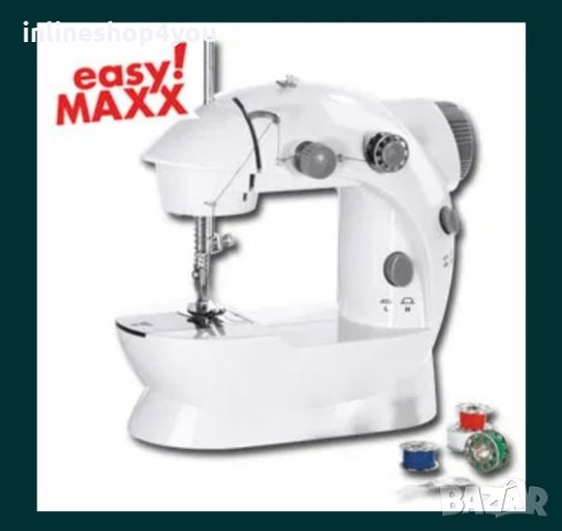 НОВА портативна шевна машина 4 в 1 с педал, снимка 1