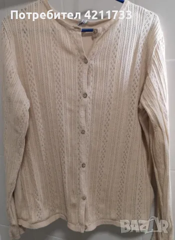 100 % памук качествена дизайнерска блуза M НОВА