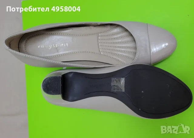 Дамски обувки Easy Spirit, бежови, естествена кожа, размер 37, снимка 6 - Дамски ежедневни обувки - 56207826