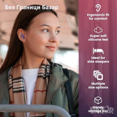 Нови Многократни Ушни Тапи WLSCTY, 3 Размера, Ефективни срещу Хъркане, снимка 4 - Други - 44261691