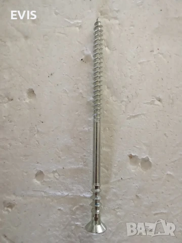 Регулиращи, регулируеми, дистанционни винтове за дърво 6x120мм ,100бр., снимка 3 - Железария - 51219693