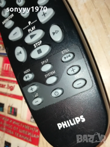 PHILIPS VHS VIDEO REMOTE CONTROL-ВНОС SWISS 2711251639, снимка 12 - Дистанционни - 52563833