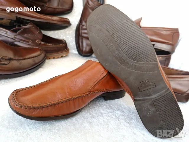Мъжки мокасини КАТО НОВИ LUCIANO BELLINI® original, 💯 % естествена кожа, 42 - 43, снимка 9 - Мокасини - 49756446