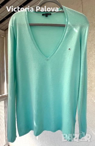 Памучен пуловер TOMMY HILFIGER , снимка 12 - Пуловери - 51572932