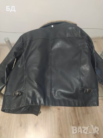 Продавам мъжко кожено яке , снимка 3 - Якета - 42071326