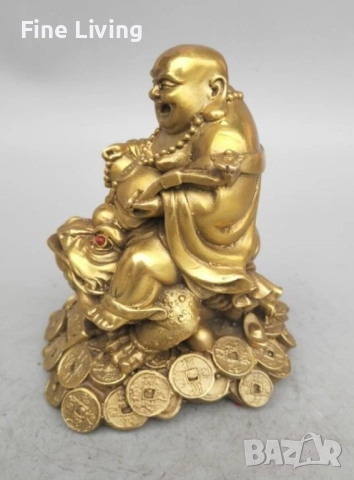 Статуетка "Смеещият се Буда", снимка 6 - Декорация за дома - 52196024