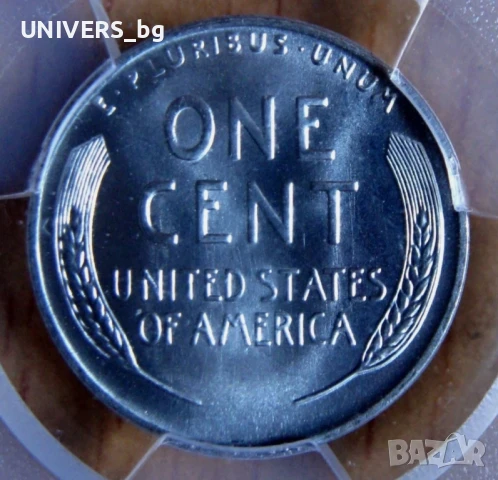 1 CENT 1943 PCGS MS65 , снимка 3 - Нумизматика и бонистика - 51429361
