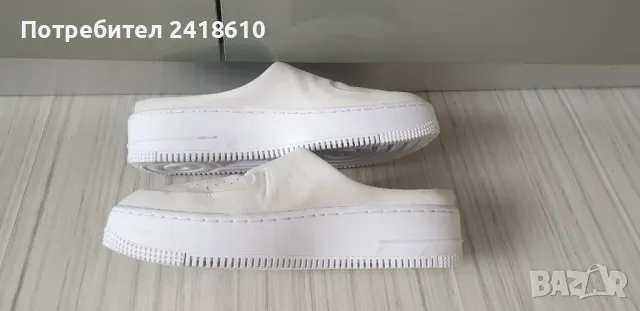 Nike Air Force White UK 7 US 9.5 Size 41 /26.5см НОВО! ОРИГИНАЛ! Дамски Чехли- ест кожа., снимка 9 - Чехли - 50047949