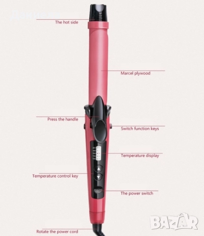 Многофункционална 2 в 1 маша и преса за коса TV821, снимка 8 - Преси за коса - 52014871